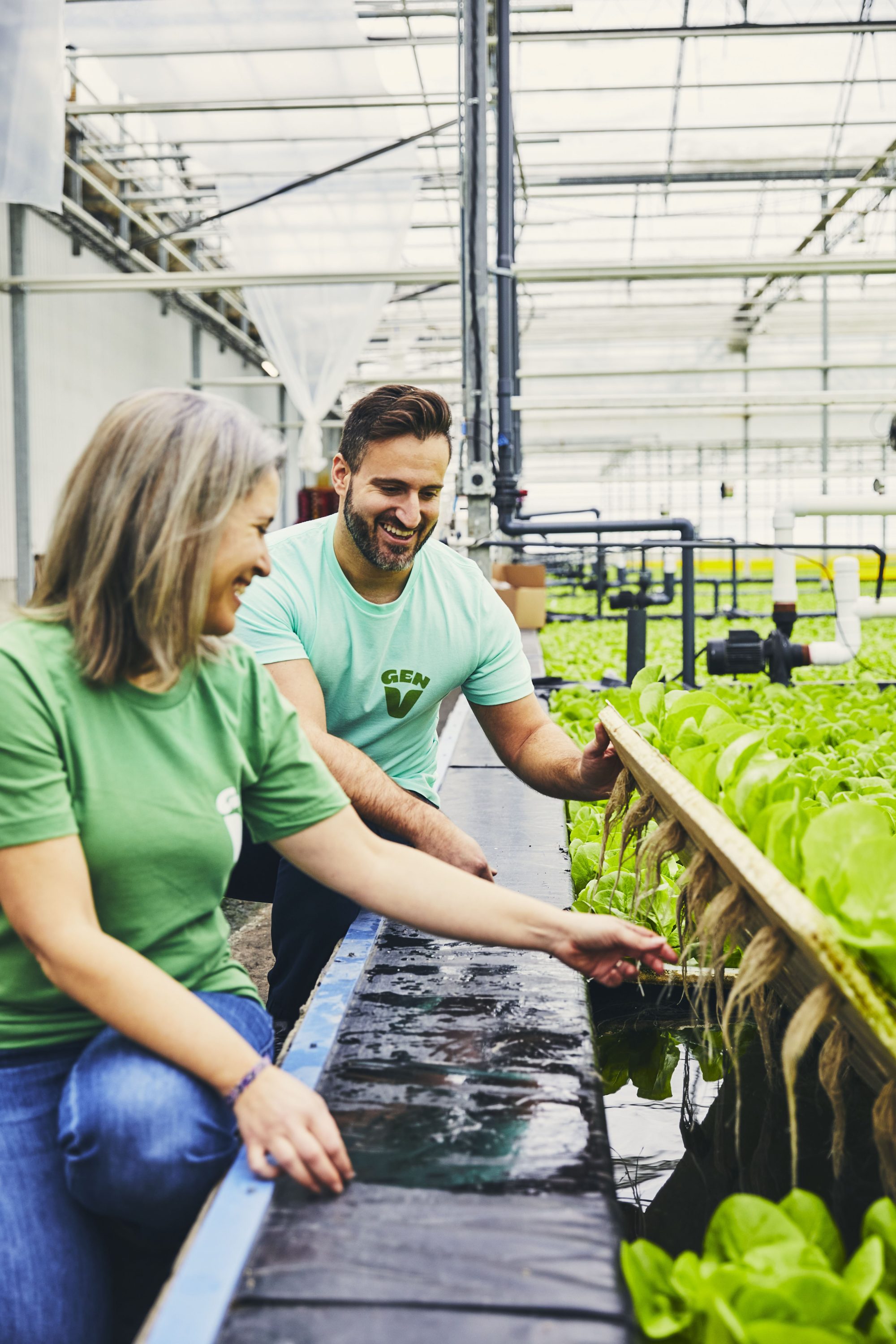 Our two types of growth Hydroponic and organic Cultures Gen V
