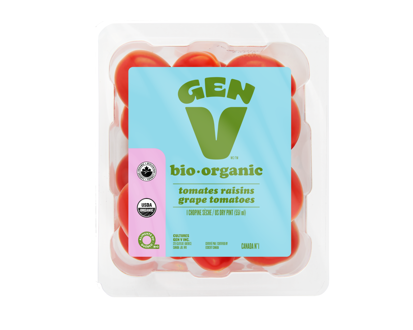 Tomates Raisins Tomates raisins biologiques | Cultures Gen V